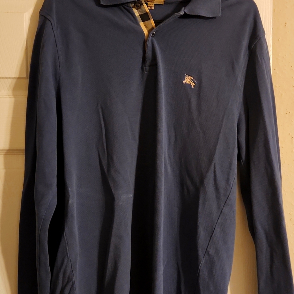 Men's Burberry colored long sleeve